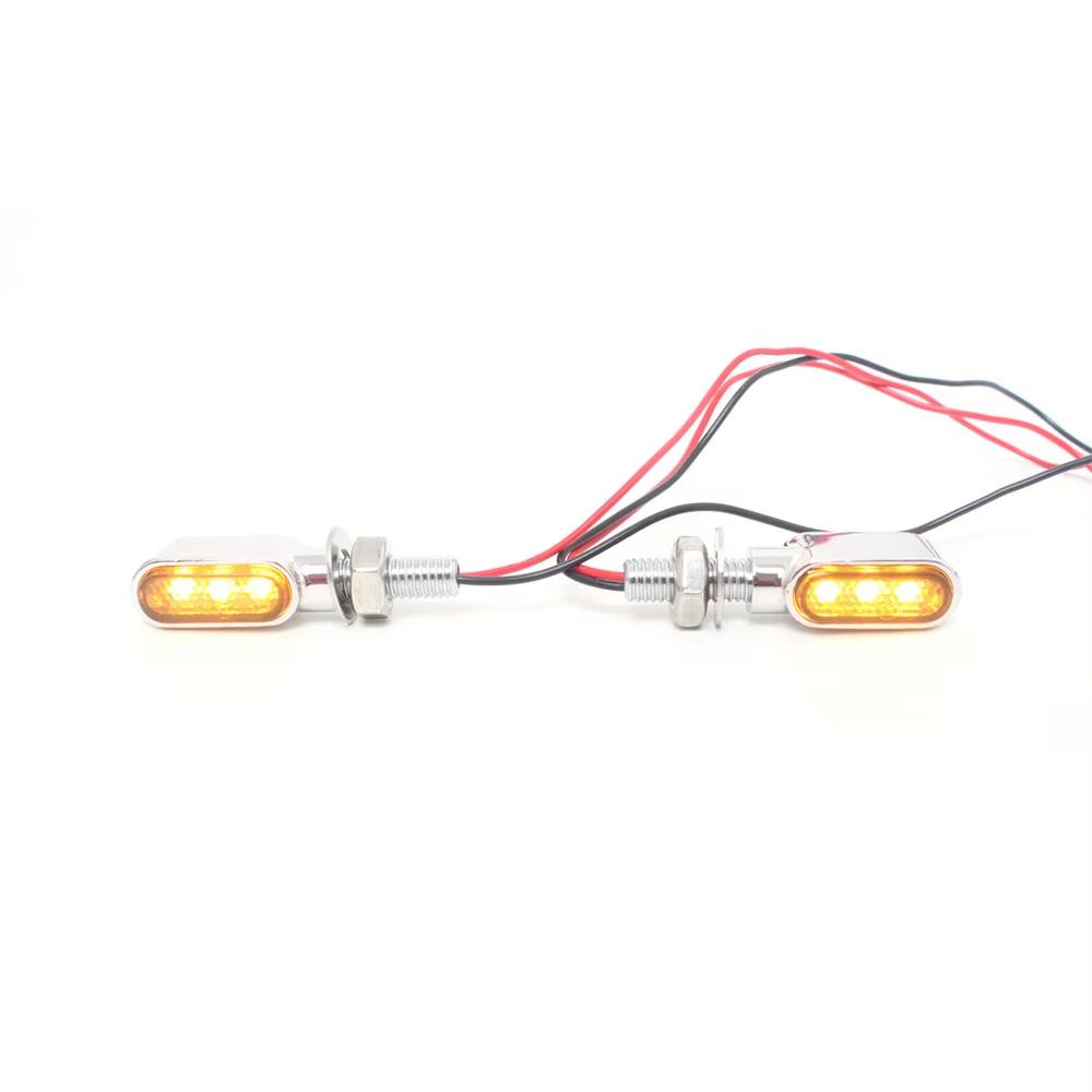 Motorcycle Part 12V LED Turn Signal Light E Mark Running Indicator Lamp Amber clignotant Moto intermitente Blinker Lights