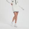 I Parka Tweed H-Line Knit Skirt (White)
