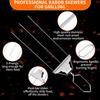 Skewers For Kabobs-Metal Kebab Skewers For Grilling 3-Prong Stainless Steel Skewers for BBQ Reusable Grill Skewers Set for Meat