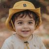 Cute Wavy Brim Sun Hat for Babies Kids Hat, Breathable UV Protection Cap with Adjustable Stylish Daily Outings Wide Brim, Summer Beach Toddlers