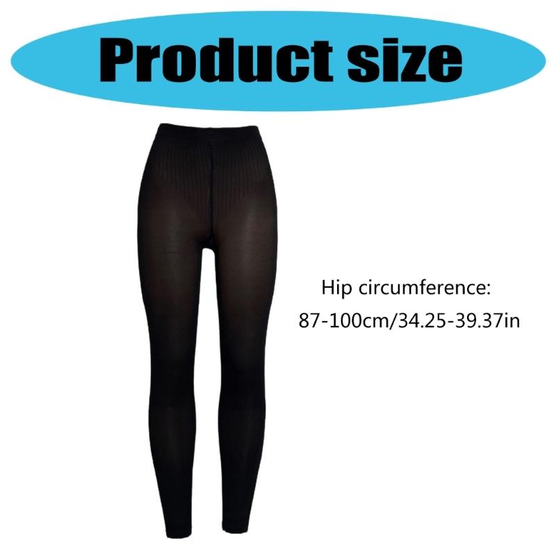Graduated Compression Leggings For Women Antislip Tights Butt Lift Design Breathable Seamless Nylon Fabric Pantyhose