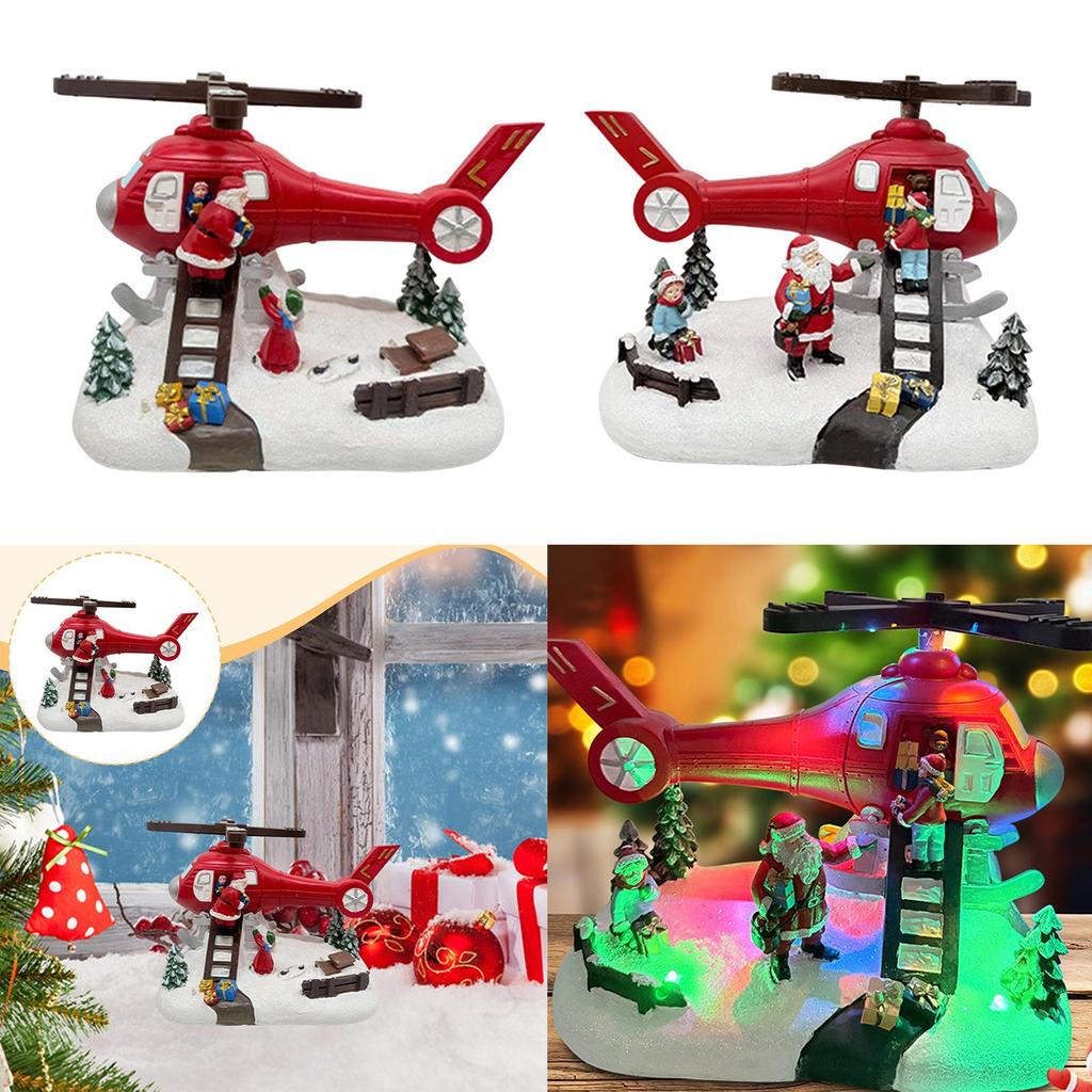 Christmas Music Box Unique Electric for Kids Adults Holiday Desktop Rotating