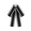 Korean Women'S Bow Tie Brooch Black Rhinestone Pearl Shirt Collar Pins Fashion Bowknot Bowtie Ribbon Wedding Party Necktie
