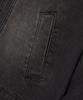 RAYFIKERS Brush Cut Denim Jacket Mq1Ju019_Black