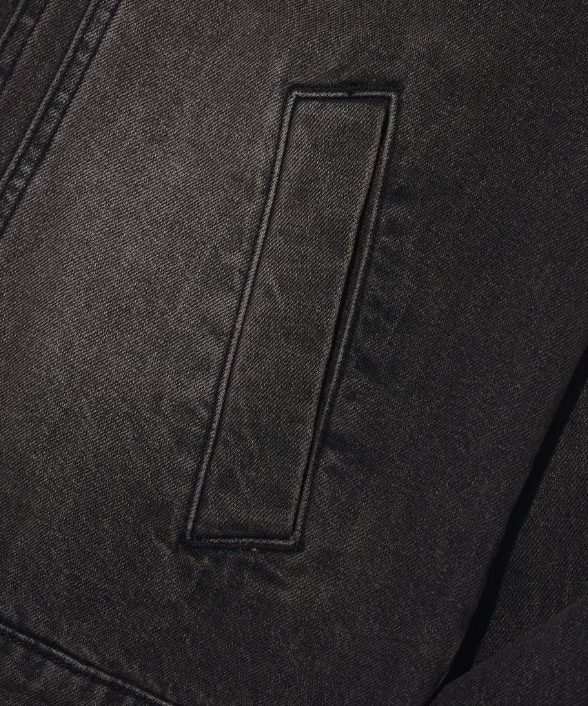 RAYFIKERS Brush Cut Denim Jacket Mq1Ju019_Black