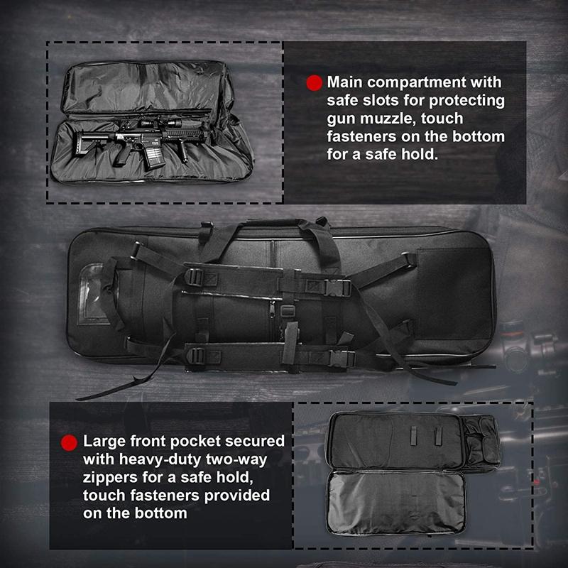 Rifle Case Soft Gun Bag Long Shotgun Cases Storage and Transport Tactical Rifle Bag for Hunting Shooting Range
