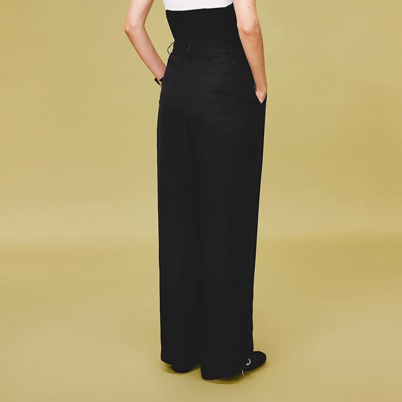 LESS Women's Mulberry Silk Casual Pants