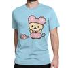 Novelty Rilakkuma Korilakkuma T-Shirts Unisex Wo Unisex Crewneck 100% Cotton T Shirt Short Sleeve Tee Shirt Plus Size Clothing
