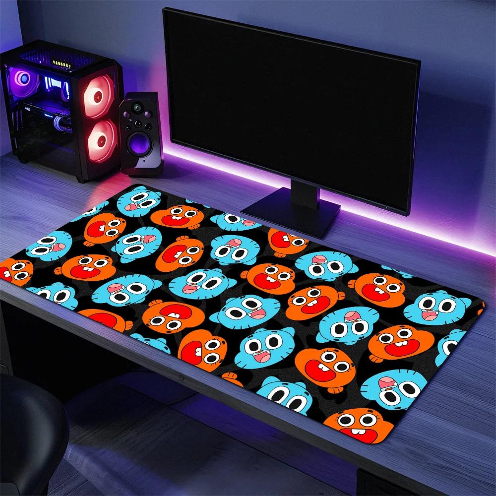 Mousepads Non-slip World Gumball of Lockedge Officetudent Gaming Anime Thickened Large Writing Pad Cushion Mouse Pad