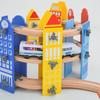New Colorful Spiral Wooden Tracks All Kinds Railway Bridge Piers fit for Brand Wooden Train Tracks Toys for Children Gift