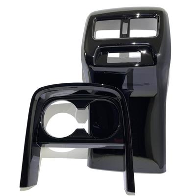 Flatland ZRV RZ Series ZR-V Accessoires Pièces Personnalisées Panneau Porte-Gobelets Avant Intérieur et Panneau de Sortie d'Air Arrière Ensemble (Piano Noir)
