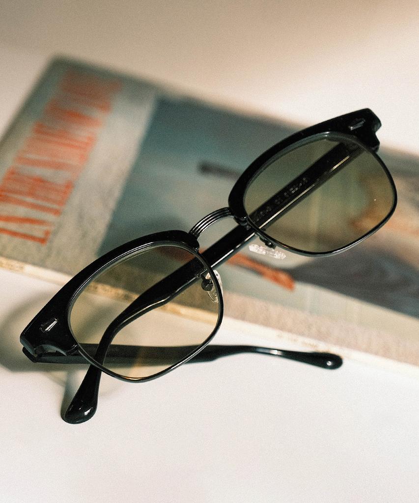 Aembeoobtikeol Hank Custom Tinted Browline Sunglasses