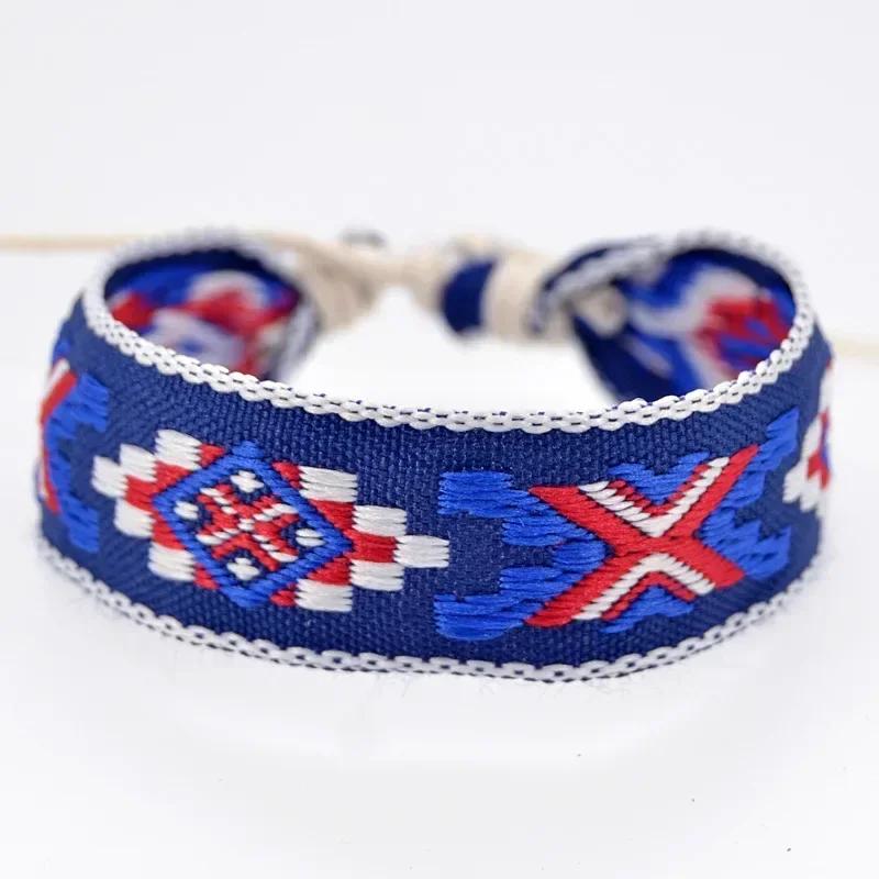 Bohemia Weave Rope Friendship Bracelets For Woman Men Cotton Handmade Charm Bracelet & Bangles Ethnic Jewelry Gifts