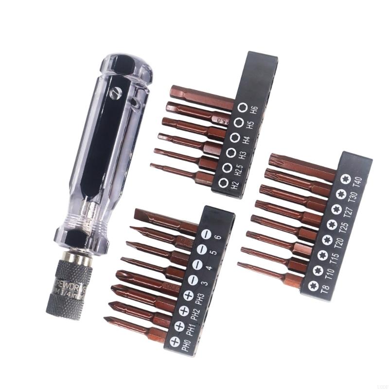 Hexagonal Shank Quick Releases Screwdriver Handle Bit Double Head Selves Locking Handle For Power Drill Tool