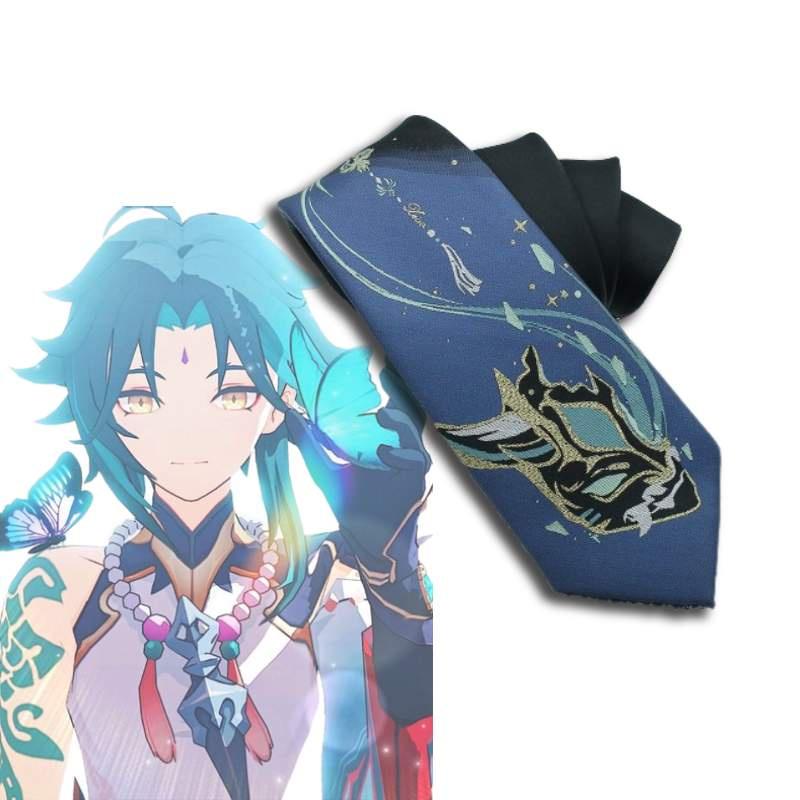 Auf Lager Xio Jk Krawatte Cosplay Kostüm Accessoire Cartoon Krawatte mit Xio Maske Krawatte