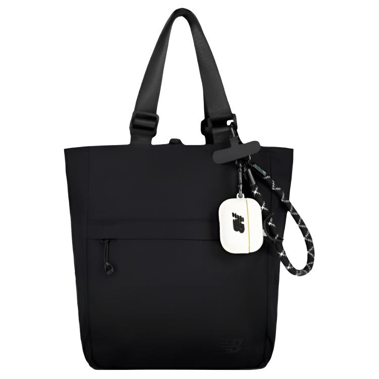 

New Balance Fabric Tote Bag, Shopping Bag, Shoulder Bag Unisex Black New Balance LAB52413-BK чёрный