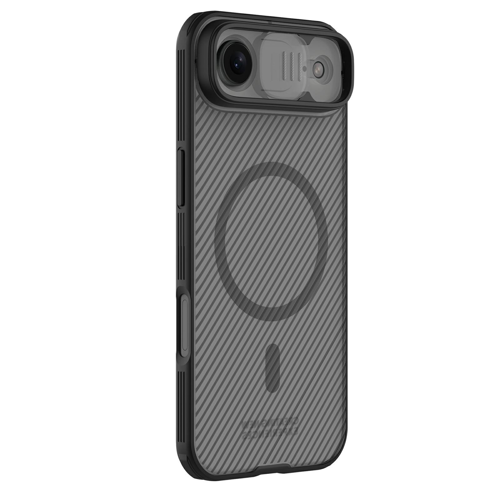 

NILLKIN Camshield Pro Magnetic Series For iPhone Air Case TPU + PC Clear Black Phone Cover with Camera Slider