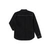 FW23 Standard Long Sleeve Denim Shirt Men shirts Black LMT007084100031A05614