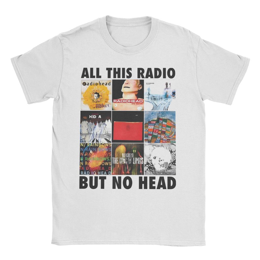 Herren Damen The Swankys Lifestyle T-Shirts Radiohead Rockband Reine Baumwolle Kleidung Rundhals T-Shirt 4XL 5XL 6XL T-Shirt