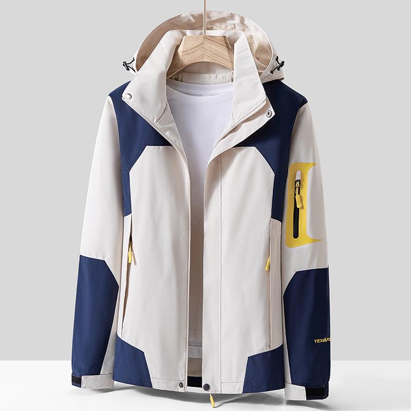 Outdoor Thin Windproof Waterproof Jacket Men's Spring and Autumn Single-layer Couple Mountaineering Jacket Women's Loose Jacket