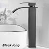 Sink Faucet Splash Proof Dual Control of Hot and Cold Bathroom Accessories Stainless Steel Waterfall Washbasin Fixture Home