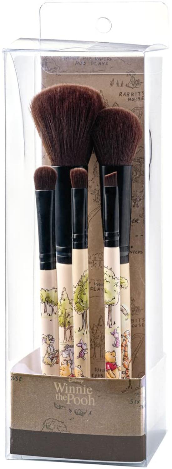 Skater Makeup Brush Set (5-piece set) - Disney Winnie the Pooh MUB5S