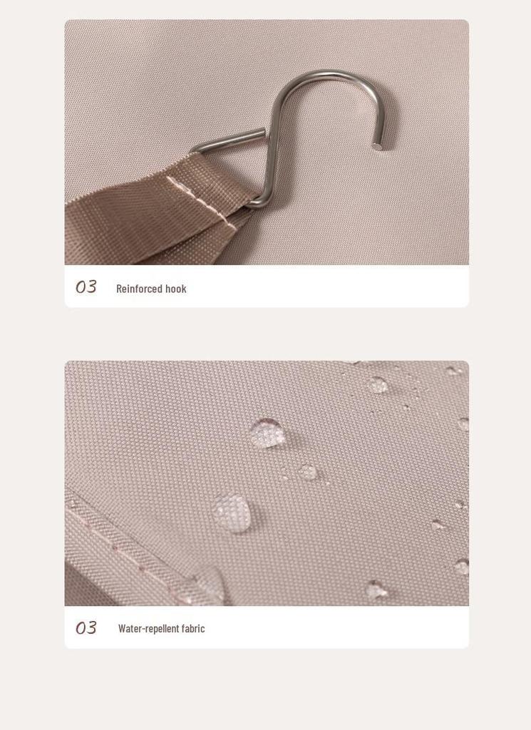 Hangende Reiskledingkast Organizer: Grote capaciteitstas voor kleding & ondergoed