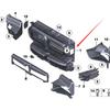51747200781 Luftkanal för främre kylargallret för BMW 5-serie F18 F10 (Ingen motor)