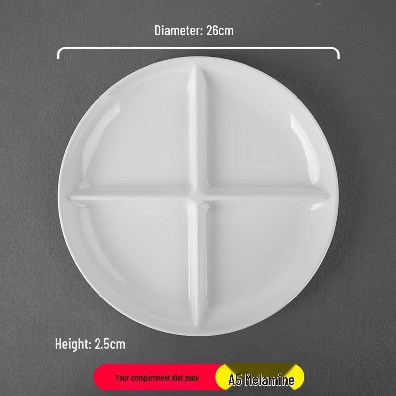 Melamine Compartment Lunch Plate