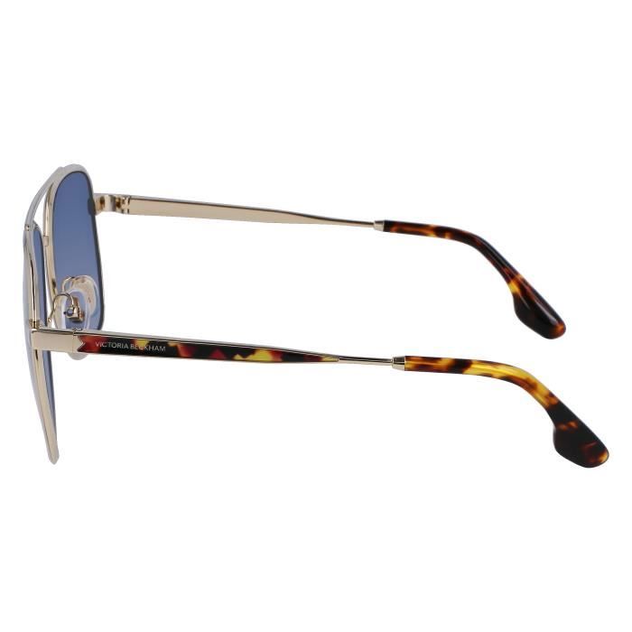 Lunettes de Soleil - VICTORIA BECKHAM - VB233S - Aviator - Doré - Bleu