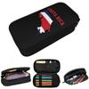 Costa Rica Flag Graphic Pencil Case for Boys Girls School Pen Box Pencil Bag Stationery Supplies Pen Holder Bag