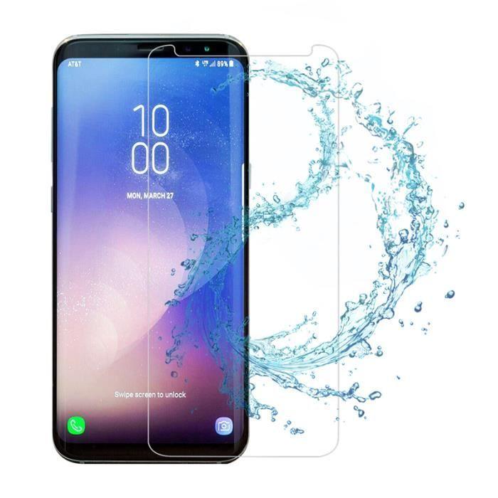 Film de protection d'écran - Samsung - S8 Plus - Verre trempé - 2 pièces - Résistant aux rayures