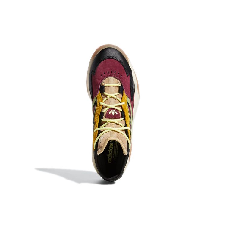 Adidas Originals Streetball 2.0 Mesh Leather Comfortable Versatile Durable Mid-Top Lifestyle Casual Shoes Men Sneaker Black Red Yellow G54886