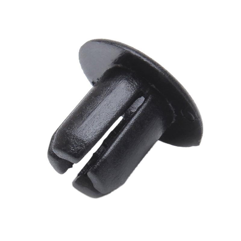 10Pcs/Set 6mm Black Rivet Fairing Body Trim Panel Fastener Screw Clips For Honda ATV Motorcycle Accessories Parts
