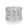 Luxuriöser europäischer & amerikanischer Zirkon Smaragd & Rubin Ring R5025 mit Diamant-Mikro-Inlays