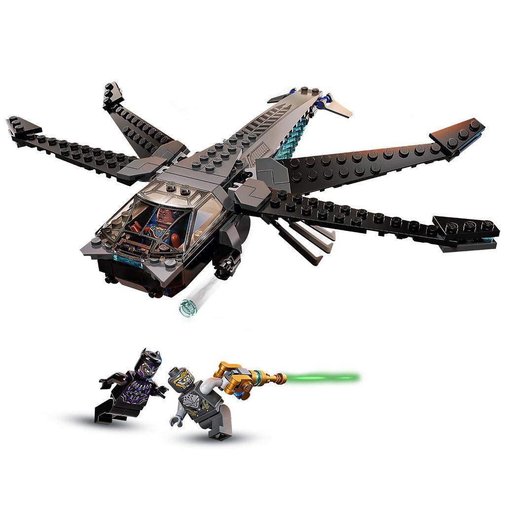 LEGO Super Heroes Black Panther Dragon Flyer 76186 Toy Blocks Gift Plane Superhero American Comic Book Boys Ages 8 and Up