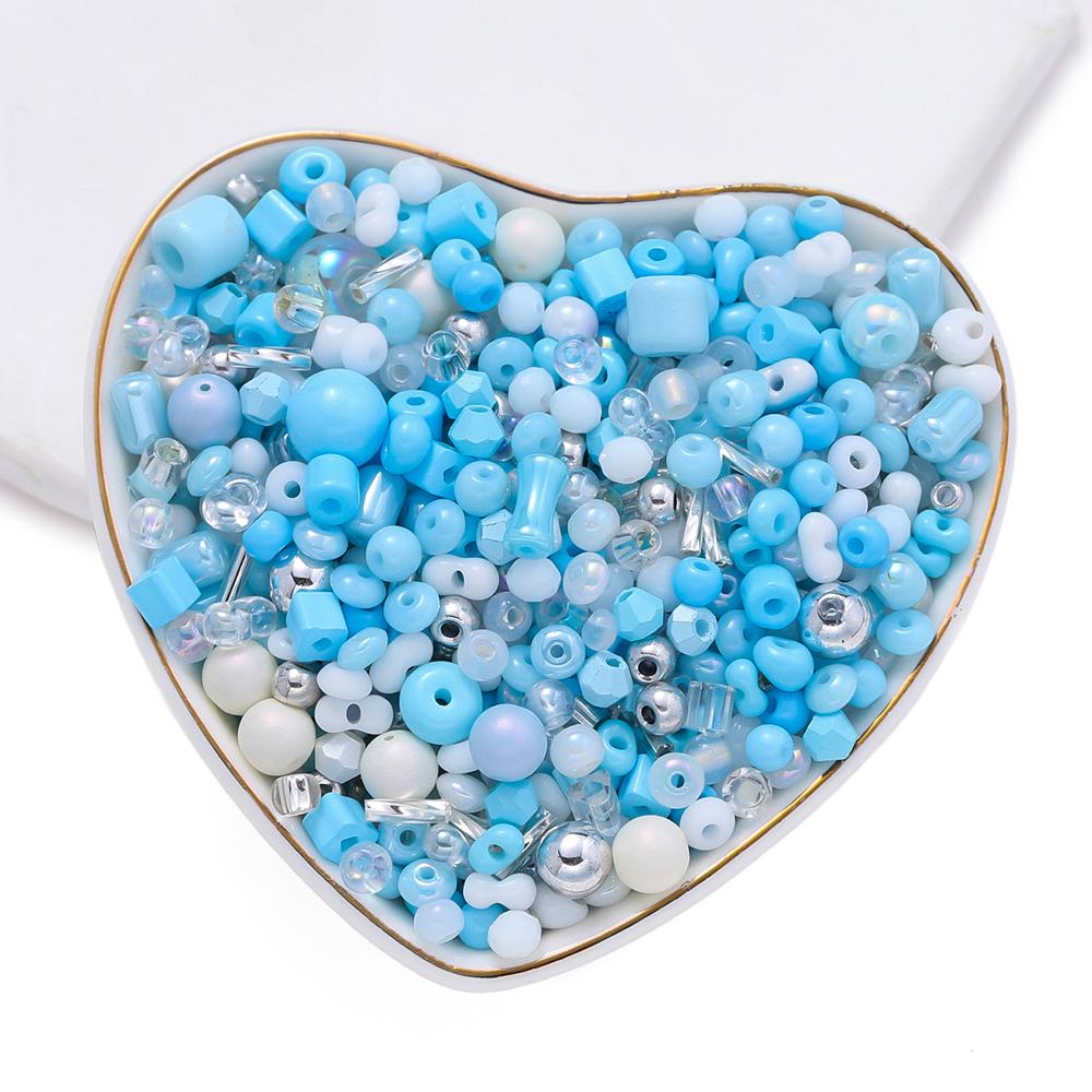 10g Marge rotunde din sticlă fațetată amestecate, distanțiere libere, sticlă de cristal, perle, articole pentru artizanat, pentru realizarea bijuteriilor, accesorii pentru brățări DIY