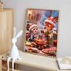 Disney Diamond Painting Judy and Nicks Winter Hot Pot Meal From Zootopia Cartoon Mosaic Diamond Cross Stitch DIY Gift/Home Decor