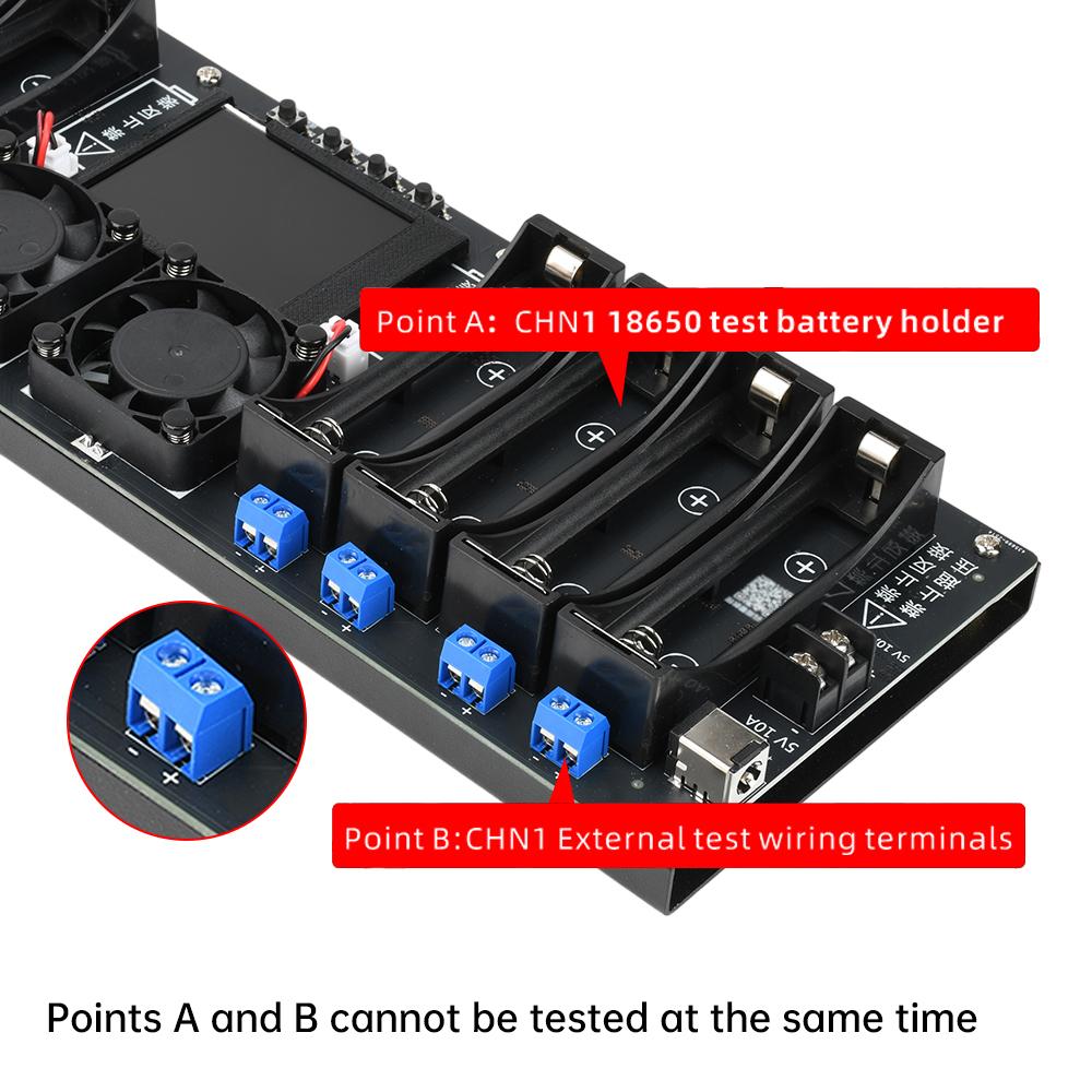 8 Channel 18650 Battery Capacity Internal Resistance Tester Automatic Charging/Discharging Module Curve display Battery Tester