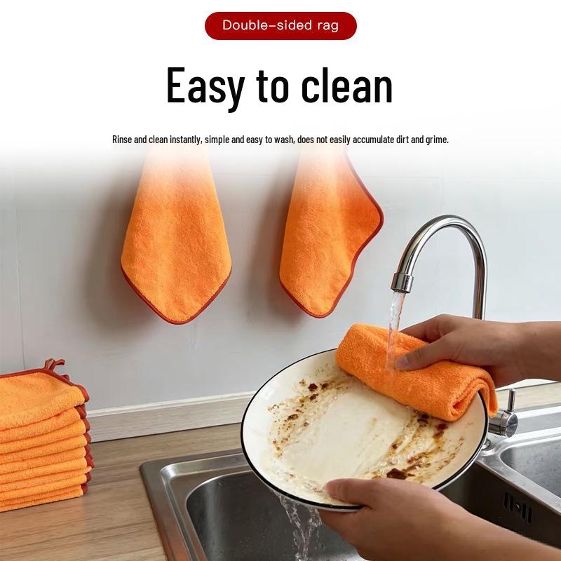 Oil-Resistant Super Absorbent Kitchen Dish Towel