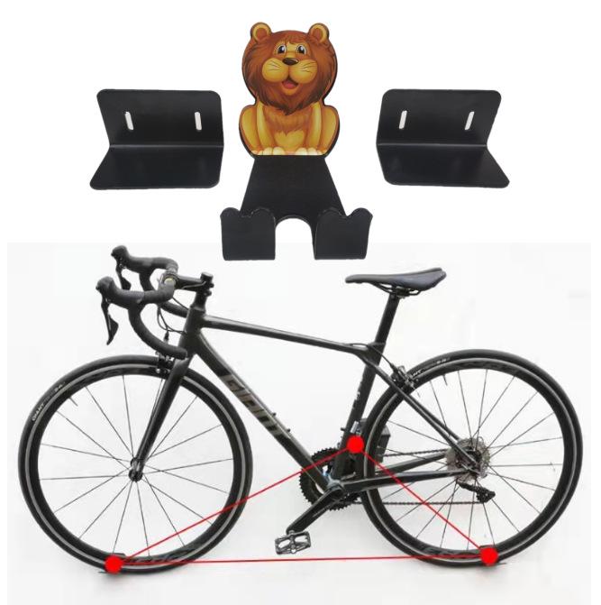 Reparations- och inställningsställ för mountainbike - Bords- och väggmonterbar hållare