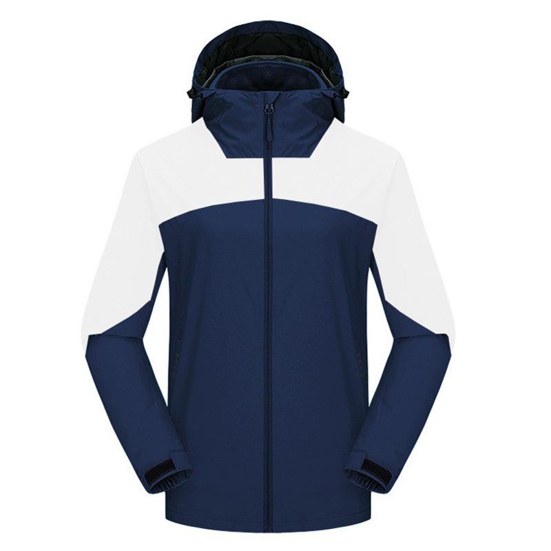 Outdoor School Uniform Jacket for Men, Two-piece Set, Three-in-one Fleece Jacket, Women's Windproof and Waterproof Mountaineering Jacket