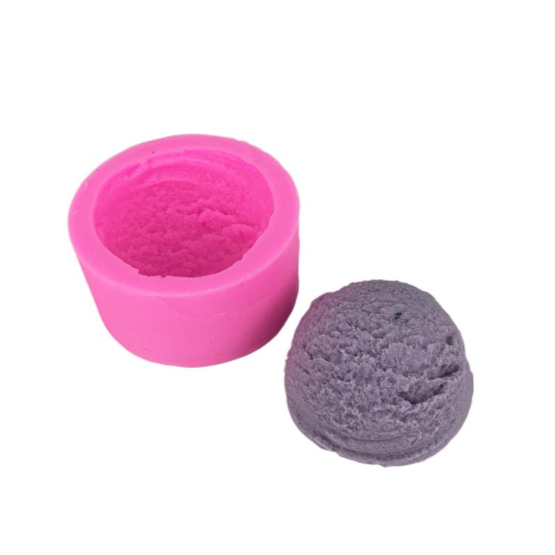 

DIY Декоративна форма Гіпс Ароматерапія Підвіски Форми Морозиво Кулька Свічка Виготовлення Силіконова форма для мила Помадка