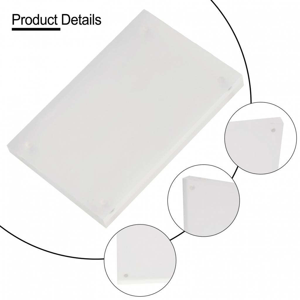 Transparent Acrylic Photo Frame Magnetic Poster Display Stand