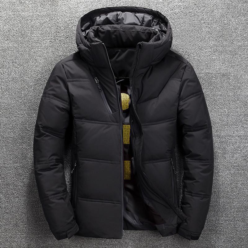 Men's Short Winter Jacket with Detachable Hood—Thickened, Youthful Korean-Style Casual Warm Jacket