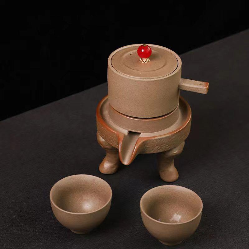 

Чайный набор с лицом Будды из агата, 1 чайник, 2 чашки, керамическая кружка, наборы чашек и блюдец для чая пуэр, самовар, чайники для кипячения воды, гайвань