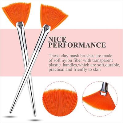 Ensemble de 4 pinceaux pour masque facial, comprenant des pinceaux doux pour le visage, applicateur d'acide, pinceaux doux, outils de maquillage