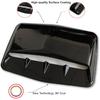 Hood Scoop Car Hood Vent Universal Air Intake Grille Inlet Trim Decor Cover Turbo Bonnet Vent Cover Accessory (Black)