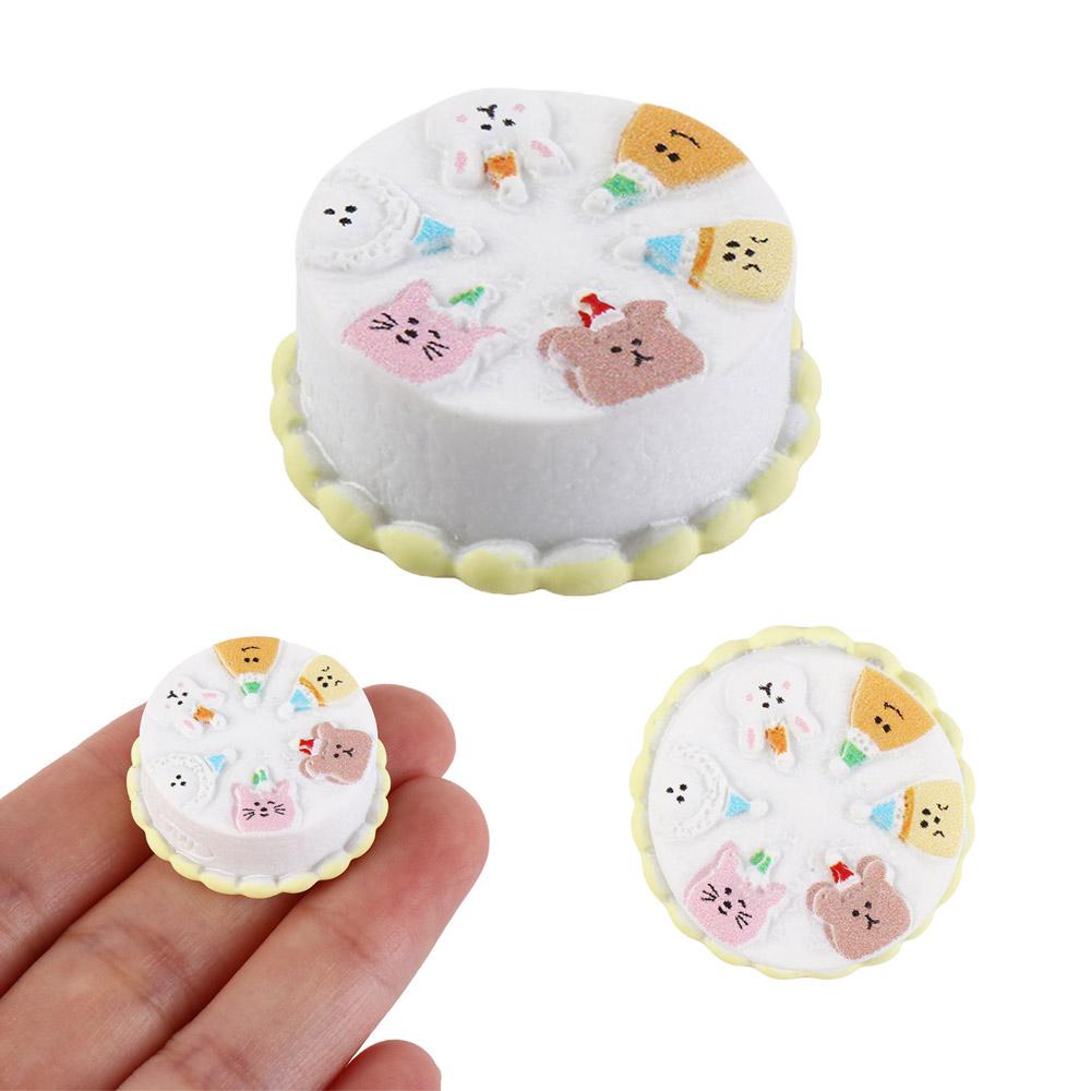 

Pretend Play Dollhouse Cake Model Cake Model Dolls House Decoration Doll House Onesize