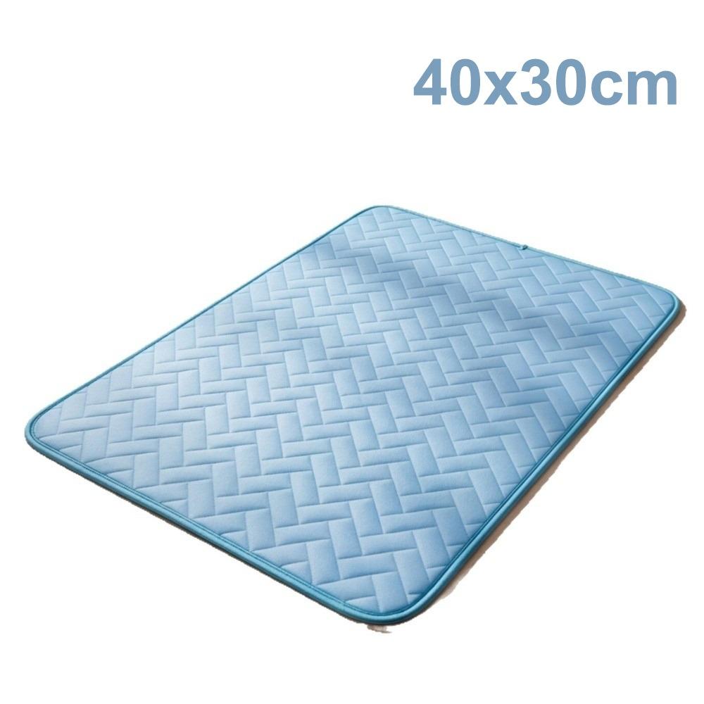 Ice Silk Fabric Pet Cooling Pad Self Cooling Pet Sleeping Bed Portable Dog Cooling Mat Sofa 40x30cm